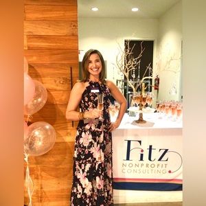 Eliza J Floral Halter Tiered Casual Maxi Dress